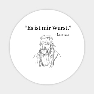 Lao tzu speaking german Magnet